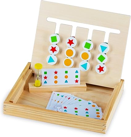 wooden color puzzle