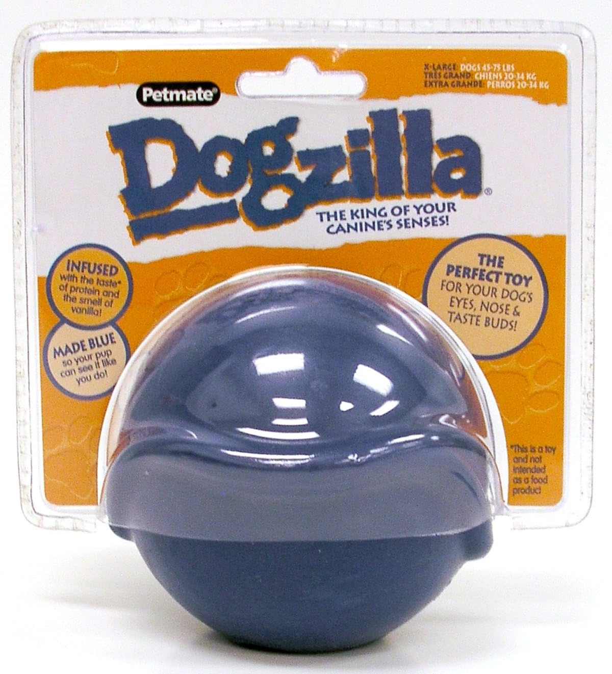 Pet Supplies Pet Toy Balls Petmate Dogzilla Rubber Ball Shaped Dog