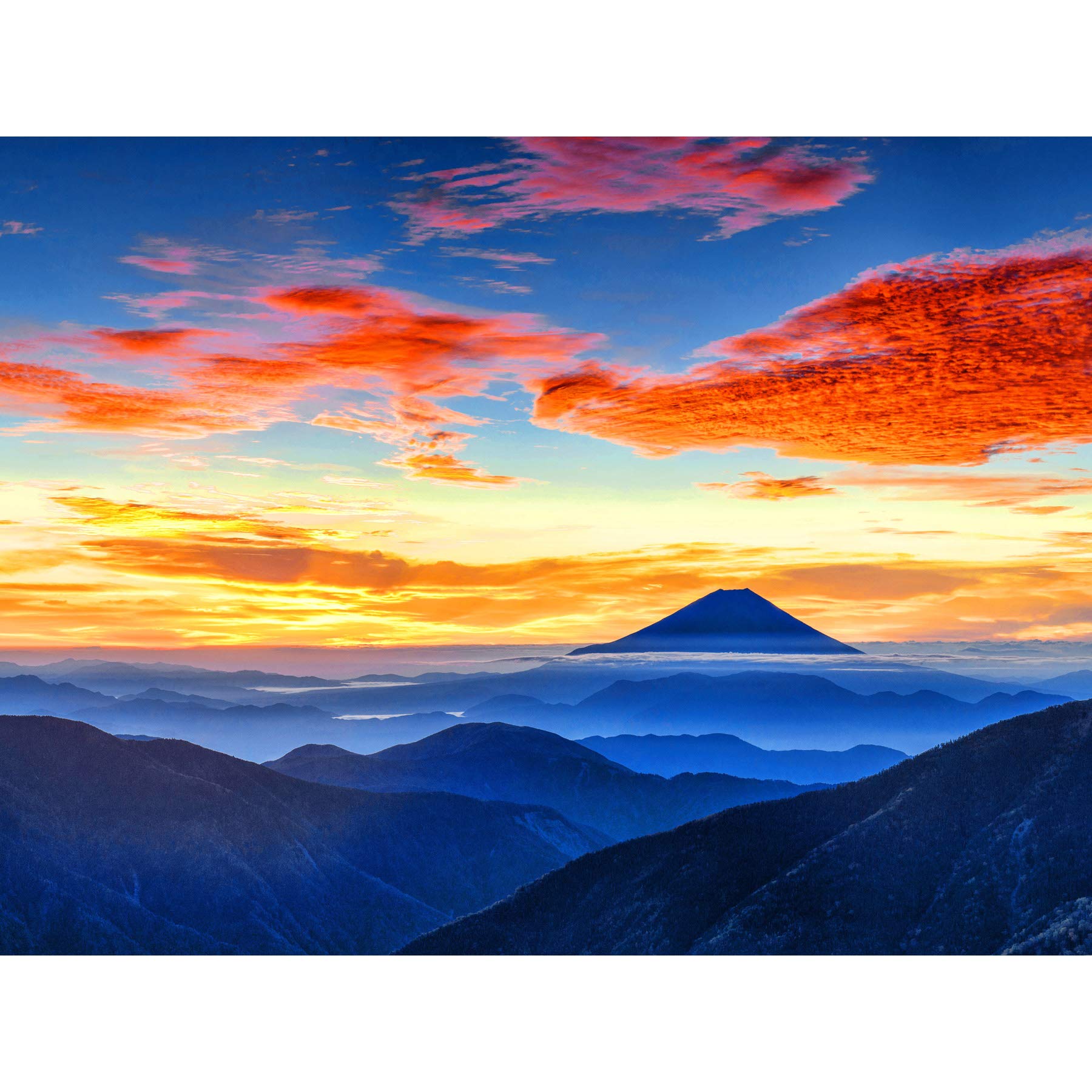 Mount Fuji Japan Large Canvas Wall Art Print
