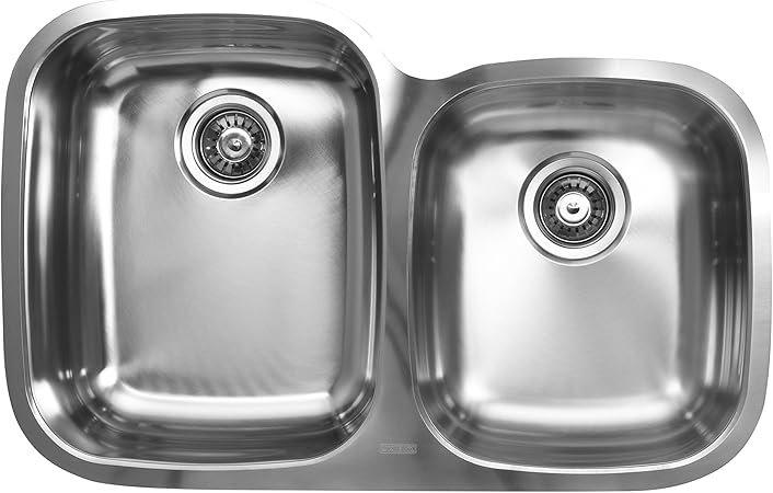 Ukinox D376 60 40 10l Modern Undermount Double Bowl Stainless