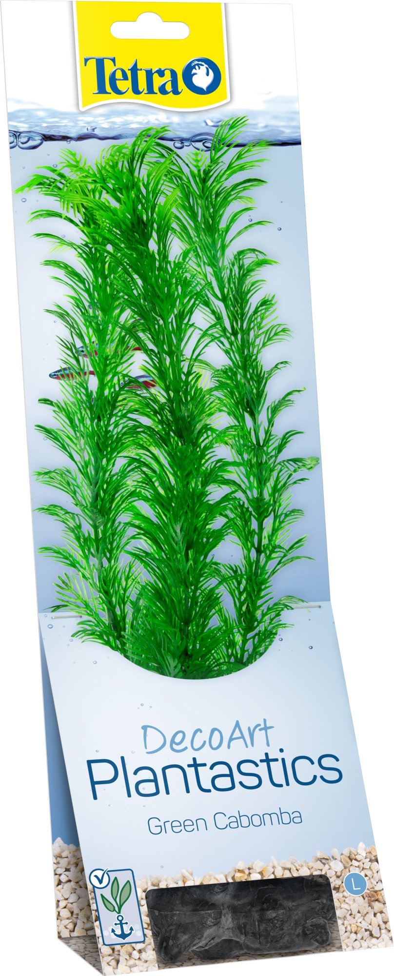 Tetra DecoArt Artificial Aquatic Plants for Aquarium Fish Tank Green Cabomba