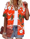 LILYCHIC Women's Hawaiian Shirts Tropical Tops