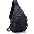 TurnWay Water-Proof Sling bag/Crossbody Backpack/Shoulder Bag with USB Charging Port for Travel, Hiking, Cycling, Camping