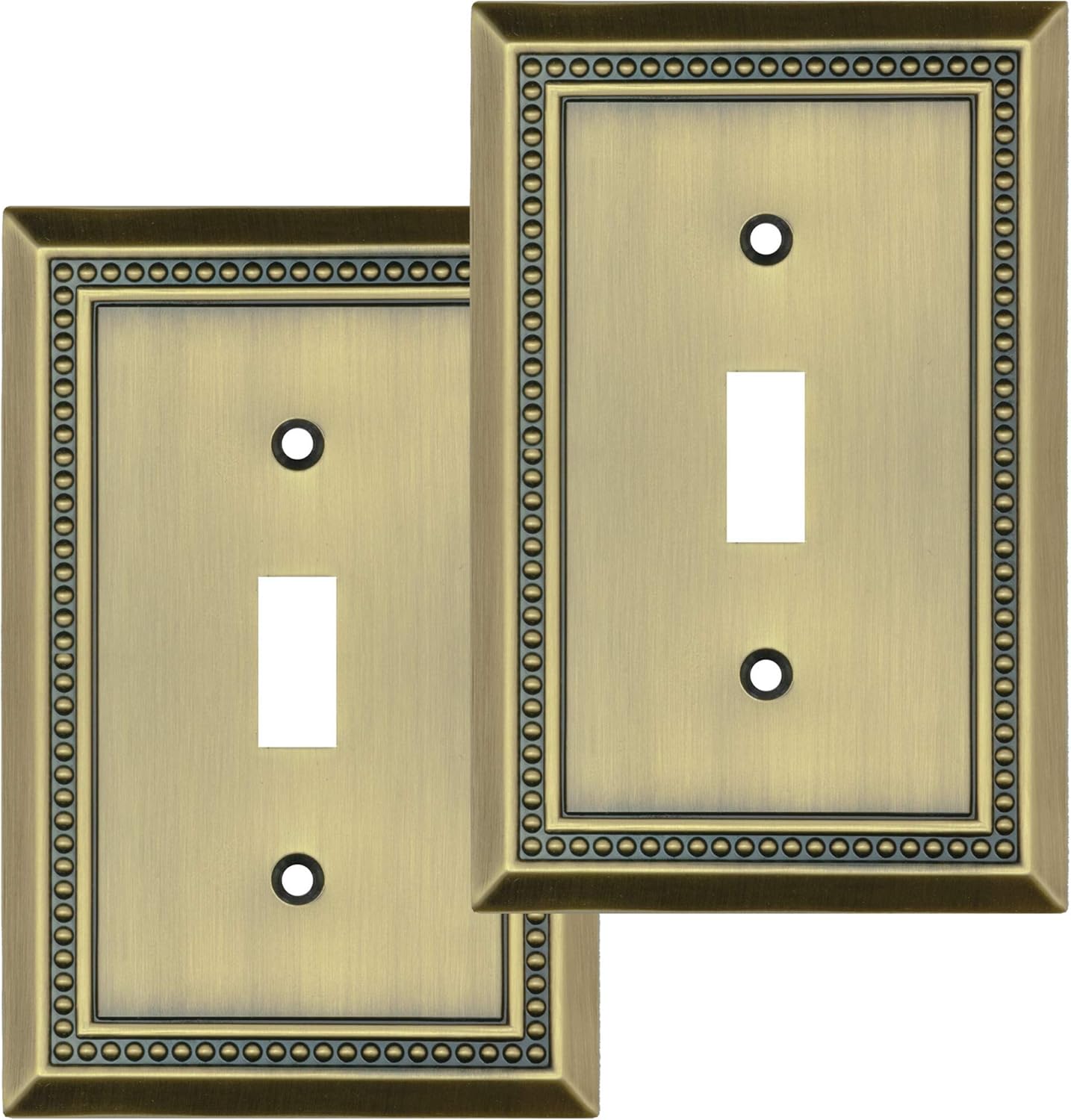 Sunken Pearls Decorative Wall Plate Switch Plate Outlet Cover (Single