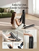 DREO 20dB Smart Silent Tower Fan with Remote 28ft/s 90° Oscillating 8 Speeds view 8