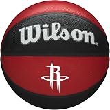 Wilson NBA Team Tribute Houston Rockets Basketball Size 7 Outdoor Rubber