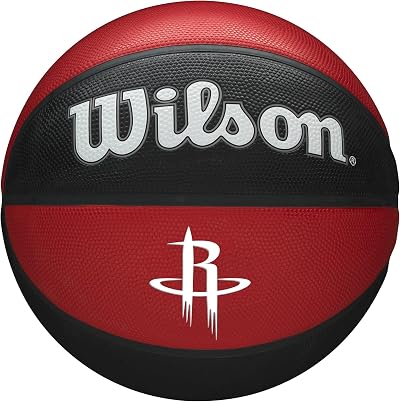 Wilson NBA Team Tribute Houston Rockets Basketball Size 7 Outdoor Rubber