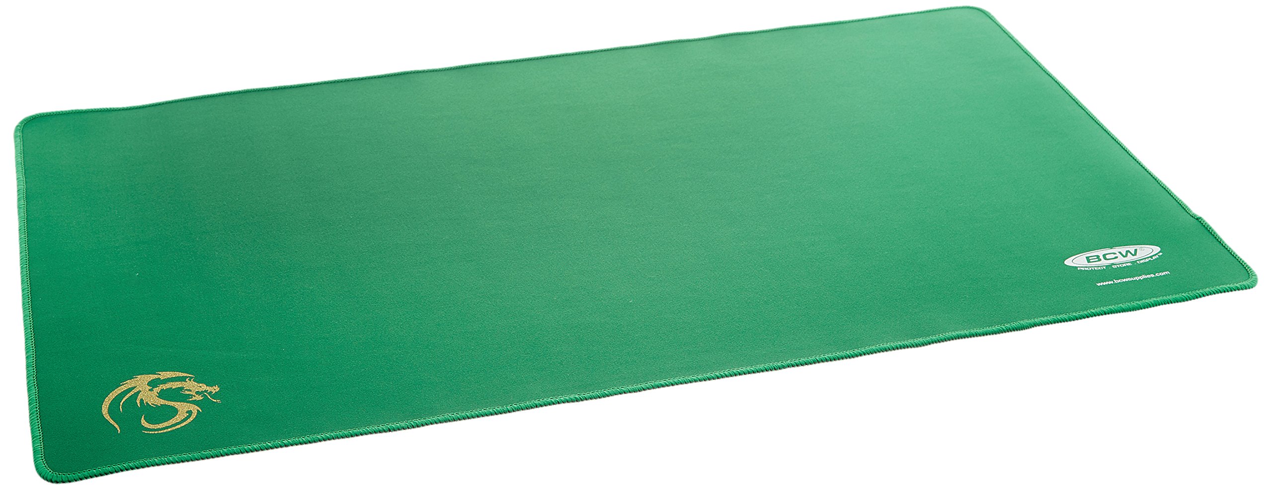 Green Play Mat with Stitched Edging