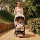 Silver Cross Clic 2 Compact Stroller Latte Birth to 22kg Travel Bag view 2