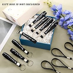 Fumete 24 Pcs Inspirational Keychains Gift for