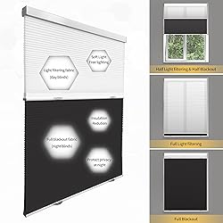Boolegon Day Night Cellular Shades Cordless