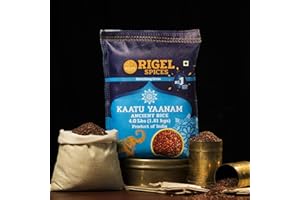 Forest Elephant Red Rice (4 Lb) | Kaatu Yaanam Ancient Rice (4Lbs) | Kattuyanam rice | 12+months aged | GLUTEN FREE | Rigel Spices