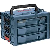 BOSCH BOSCH L-RACK Complete Kit with (1) i-boxx53, (2) LST72-OD, (3) L-RACK-S, and (1) L-RACK-T , Blue