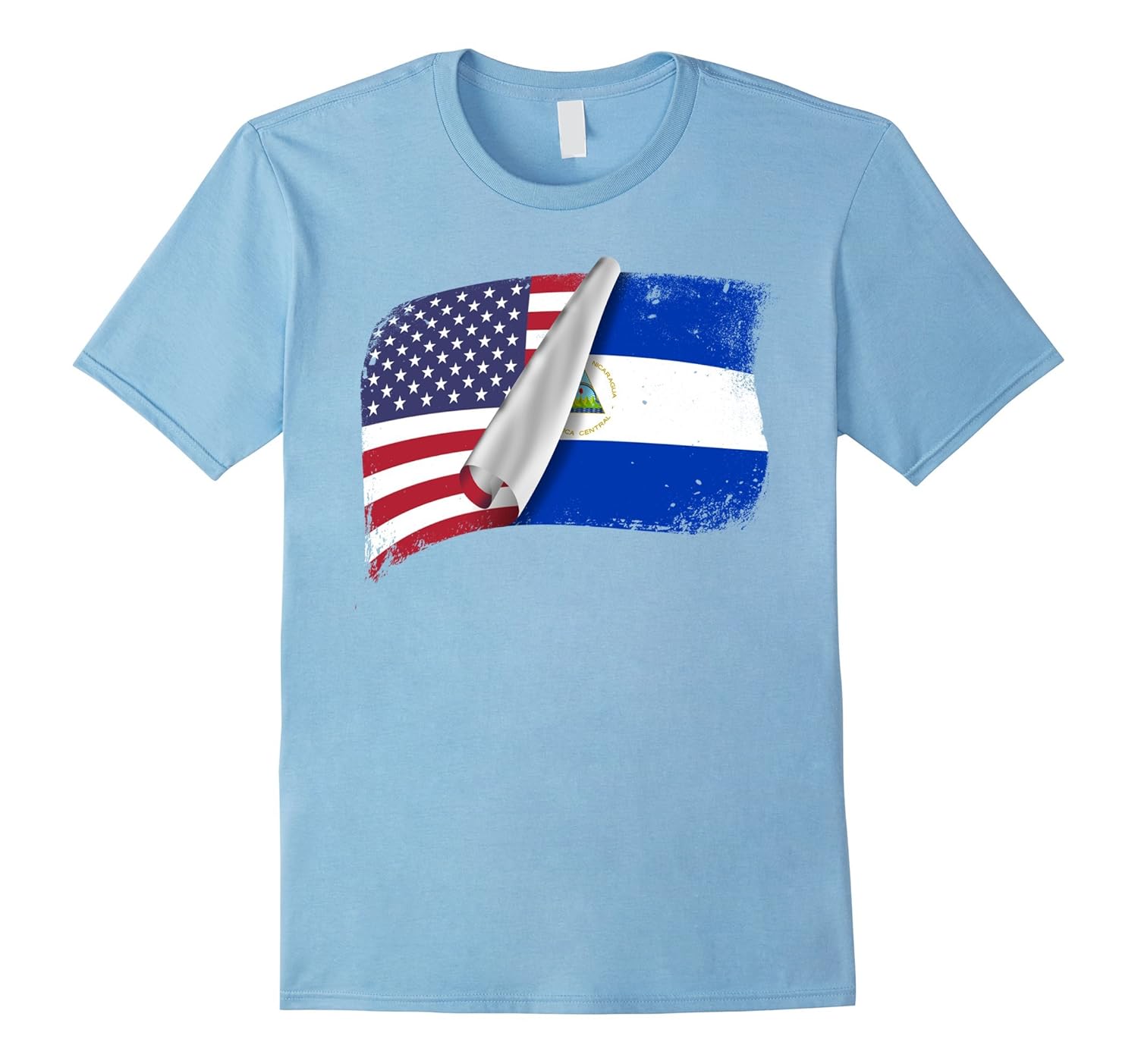 Nicaragua flag proud Tshirt-ANZ