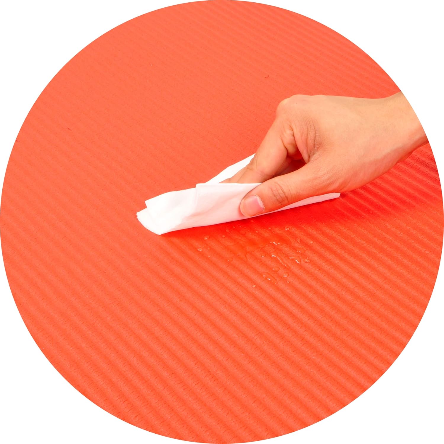 BalanceFrom GoCloud All-Purpose 1-Inch Extra Thick High Density Anti-Tear Exercise Yoga Mat with Carrying Strap (Red) : Sports & Outdoors