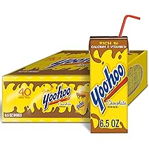 Yoo-hoo Chocolate Flavored Drink, 6.5 fl oz Boxes 40 Pack, Ready to Drink, Caffeine-Free, 99% Fat-Free, High in Calcium &amp; Vit