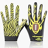 Alytree Football Gloves for Boys & Girls, Sticky Receiver Gloves for Kids, Junior Flag Football Glove, Enhanced Performance and High Grip for Kids and Adults