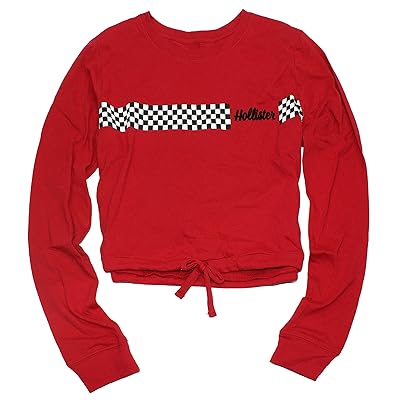 Hollister Women's Long Sleeve Crop Cutoff Tee in Jamaica Ubuy