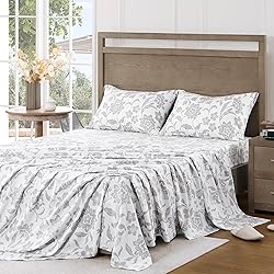 FreshCulture Floral Bed Sheets - Ultra Soft Twin