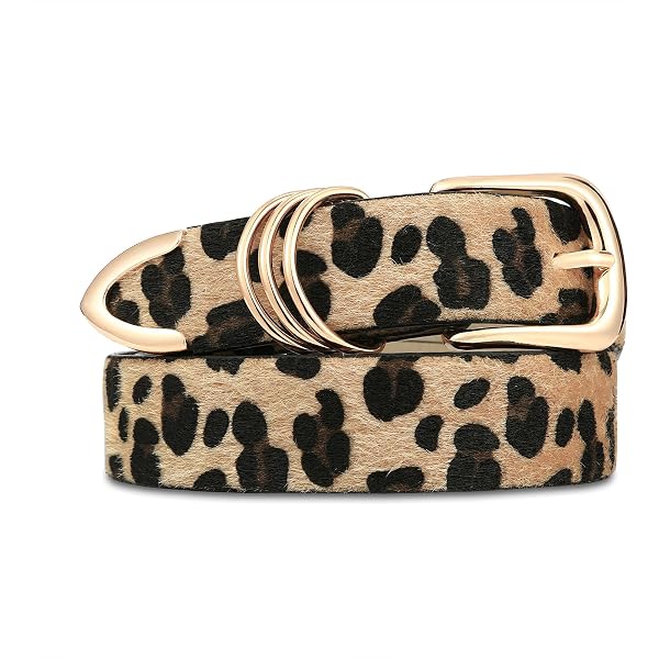 Grommet Belt with Gold Buckle for Women Faux Leather Stylish Versatile Regular Amazon.com: macoking Skinny Grommet Belt Set, Black Belt  main image 4