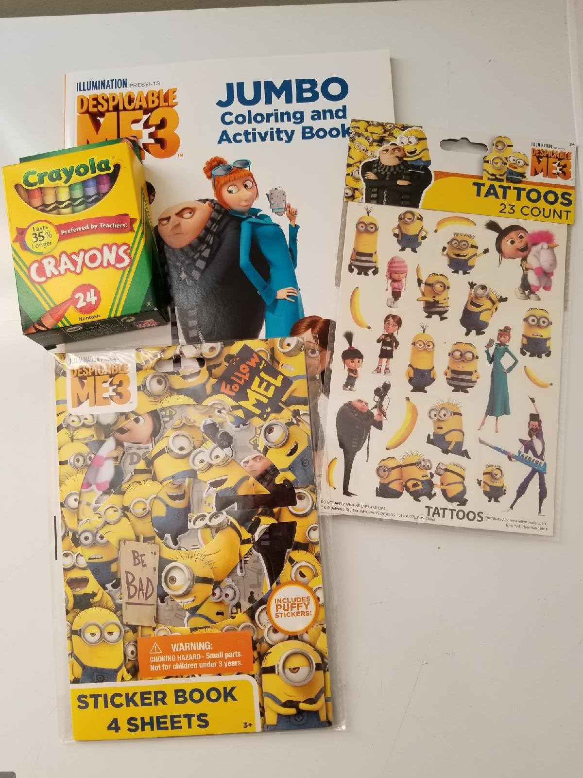 Despicable Me 3 4 Piece Bundle