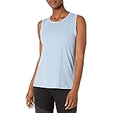 Amazon Essentials Women's Soft Cotton Relaxed-Fit Yoga Tank Top (Available in Plus Size)