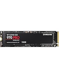 Samsung 970 PRO 512GB - NVMe PCIe M.2 2280 SSD (MZ-V7P512BW)