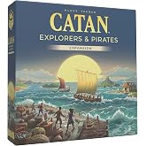 CATAN Explorers &amp; Pirates Board Game Expansion (6th Edition) Embark on New Adventures, Strategy Game for Kids &amp; Adults, Ages 12+, 3-4 Players, 90 Minute Playtime, Made by Catan Studio