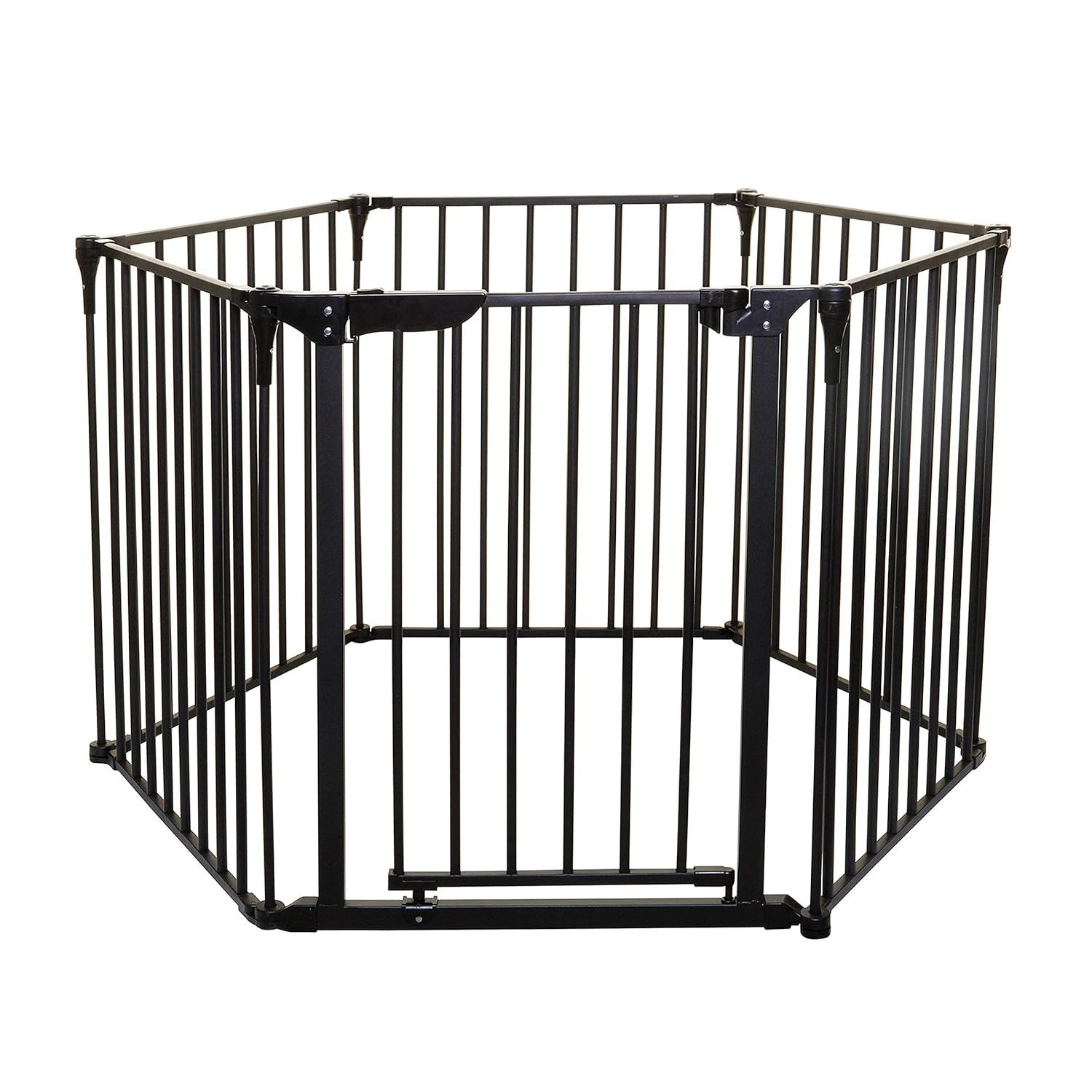 Dreambaby Royale Converta 3 in 1 Play-Yard, Fireplace Guard, and Wide Barrier Gate (Black)