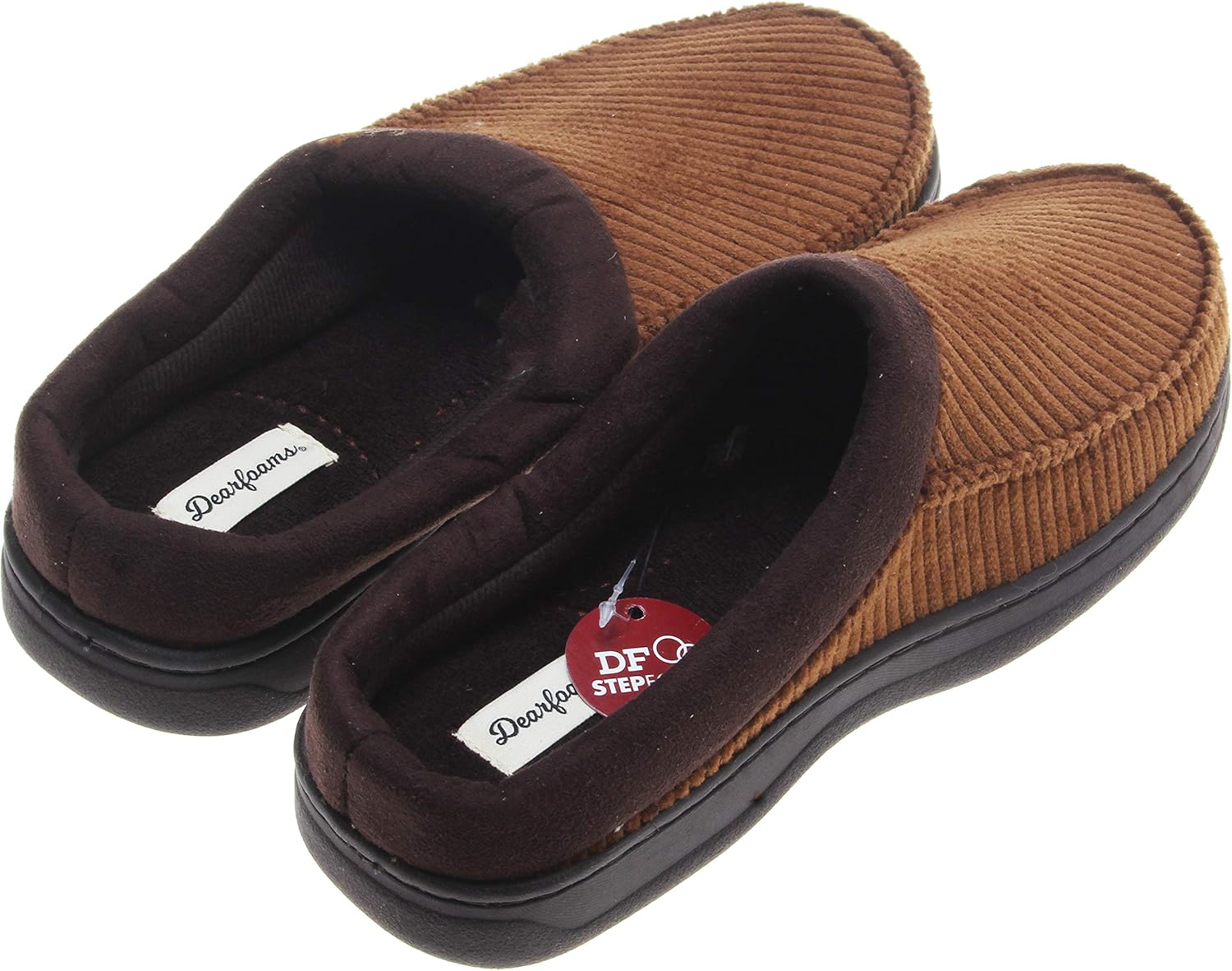 mens dearfoam corduroy slippers