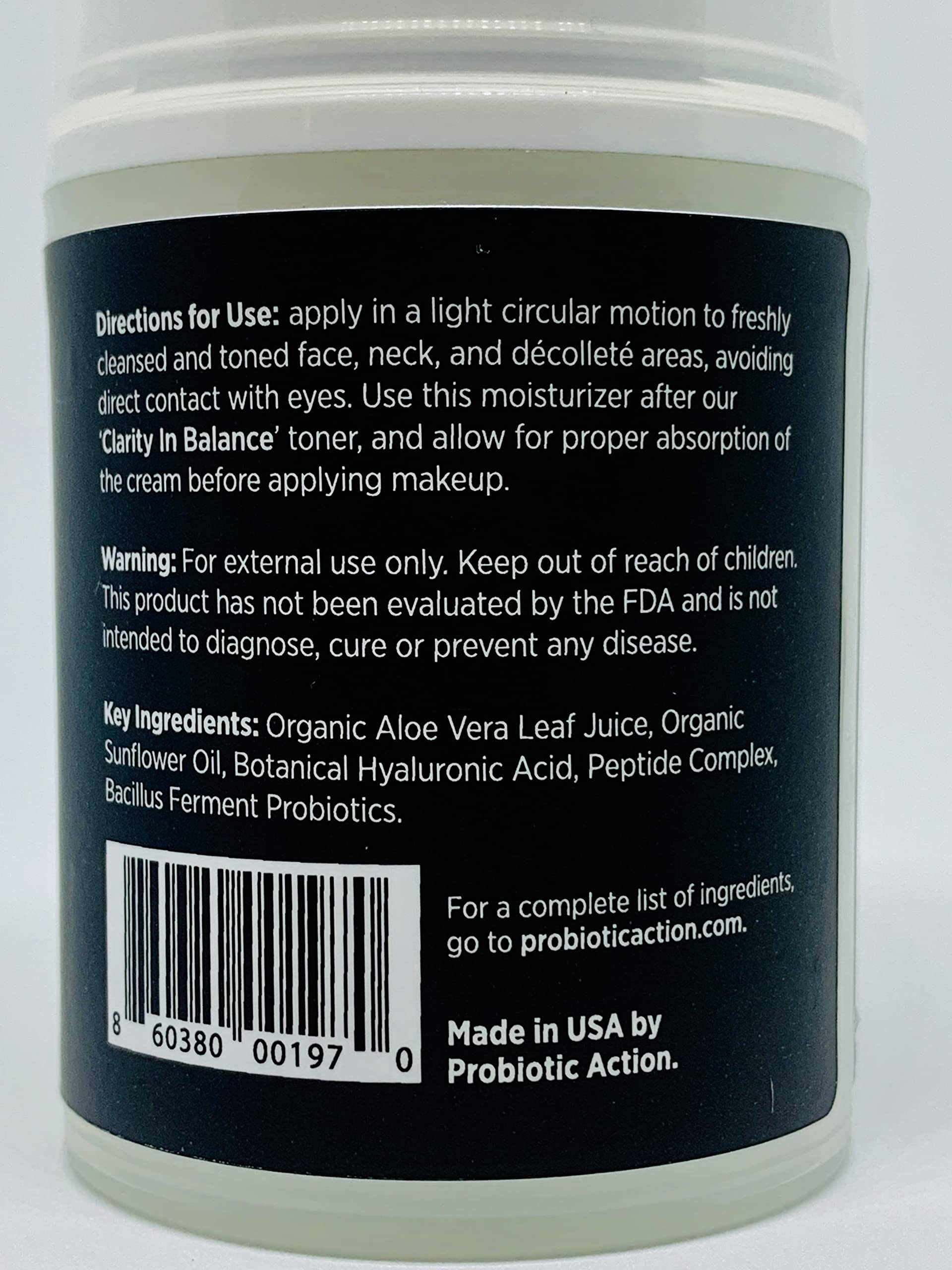 Light Matte Moisturizer - Probiotic help prevent Acne, Rosacea, and Eczema. The Probiotic and Peptide Maintains the glow, softness, and tightness of clear skin.