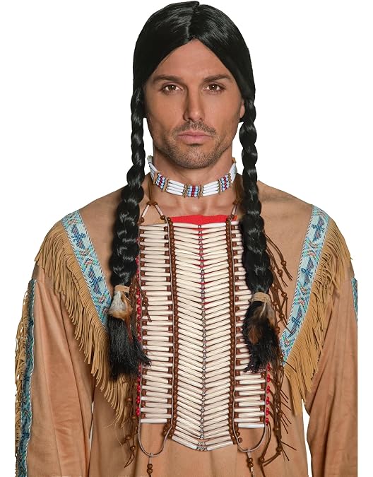Amazon.com: Local Bead Shop Handmade Large Traditional  buffalo hair pipe chest plate bone choker half chest breast plate main image 1