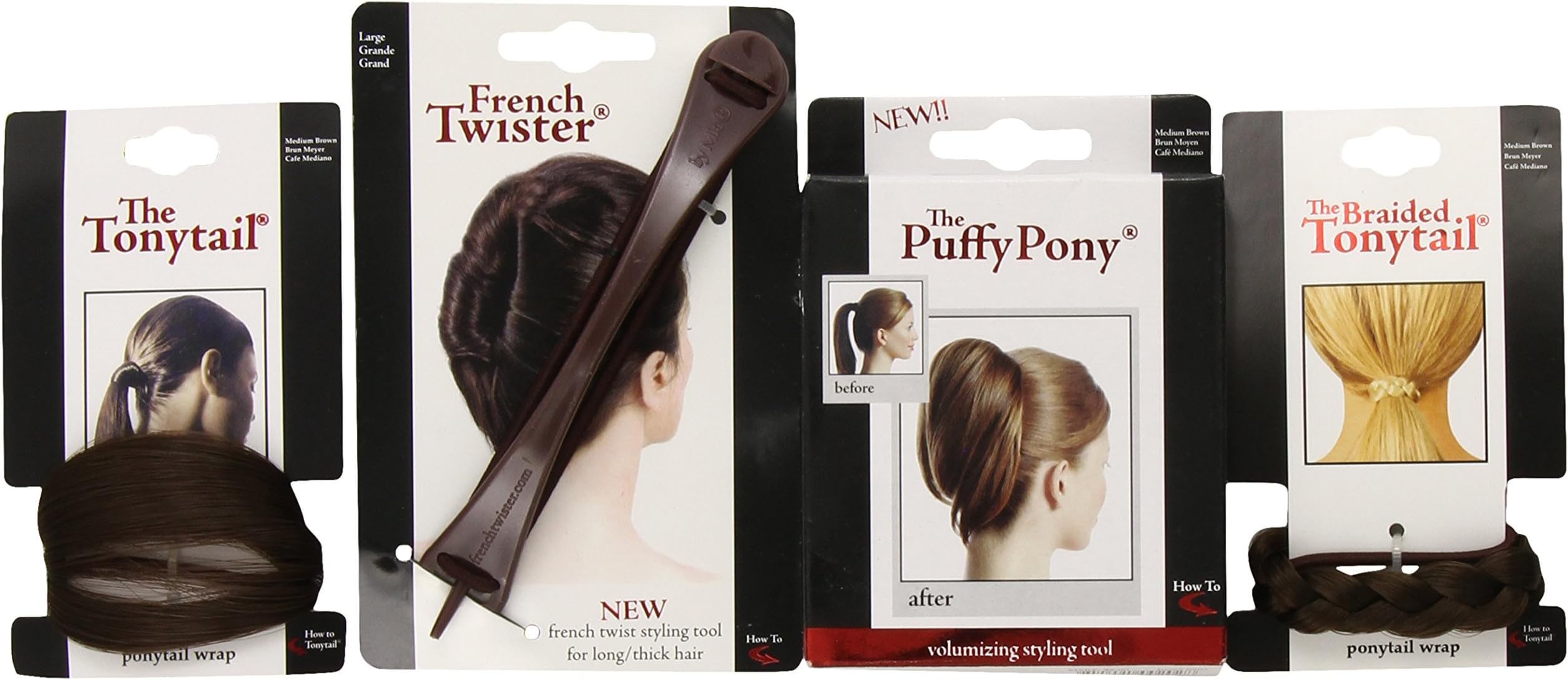 Tonytail The Puffy Pony, Medium Brown