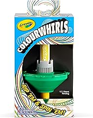 Crayola Colourwhirls (1ct), Spin Art Toy, Spinning Top Toy for Kids, Arts & Crafts Kit, Coloring Supplies, Gift for Boys & Gi