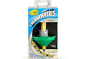 Crayola Colourwhirls (1ct), Spin Art Toy, Spinning Top Toy for Kids, Arts & Crafts Kit, Coloring Supplies, Gift for Boys & Girls, 6+