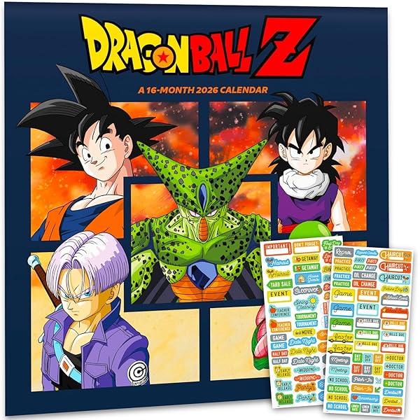 Amazon.com: Dragon Ball Z Calendar