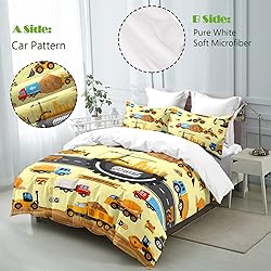 OWL QUEEN Cars Duvet Cover Queen Size, Cartoon Car