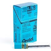 Pentel Super Hi-Polymer Lead Refill, 0.7mm Medium, 2B, 144 Pieces of Lead (50-2B)