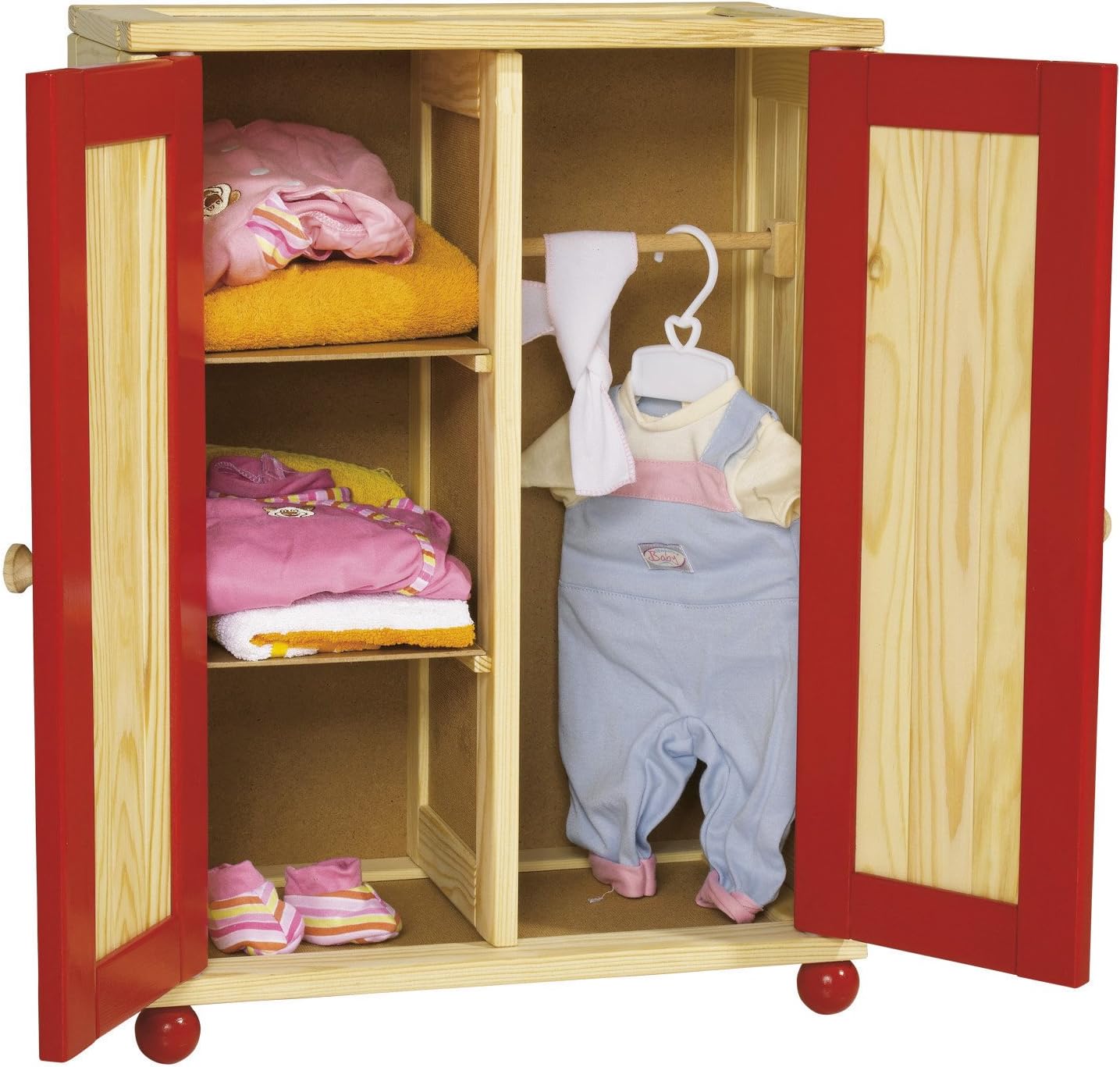 Kleiderschrank Für Puppen Aus Holz : Die 9 Besten Puppenkleiderschranke