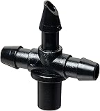 Rain Bird BT25/30PS Drip Irrigation Universal 1/4" Barbed Tee Fitting, Fits All Sizes of 1/4" Drip Tubing, 30-Pack