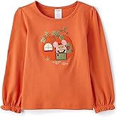 Gymboree Girls and Toddler Embroidered Graphic Long Sleeve T-Shirts