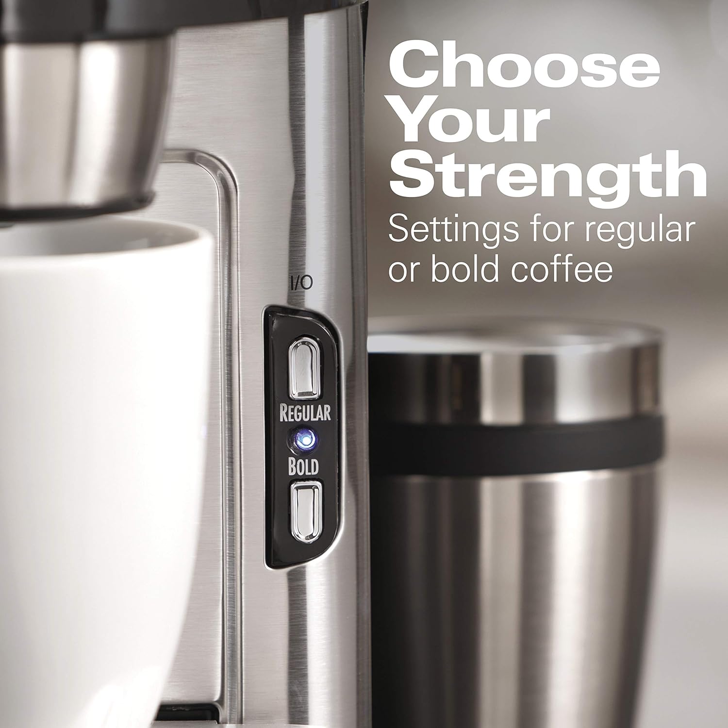 Hamilton Beach Scoop Single Serve Coffee Maker, Fast Brewing, Stainless Steel (49981A): Single Serve Brewing Machines: Kitchen & Dining