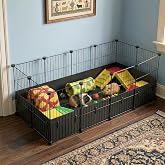 Oneluck Guinea Pig Cage, Small Animal Playpen with Rasied Waterproof Liner, 8 Square Feet for 2 Pets, Expandable Indoor Habitat, C&amp;C Cage for Bunny, Turtle,Hedgehog,48''L x 24''W x 16''H