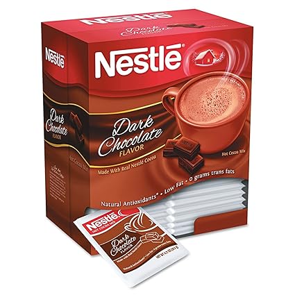 Amazon Com Instant Hot Cocoa Mix Dark Chocolate 71oz 50 Box