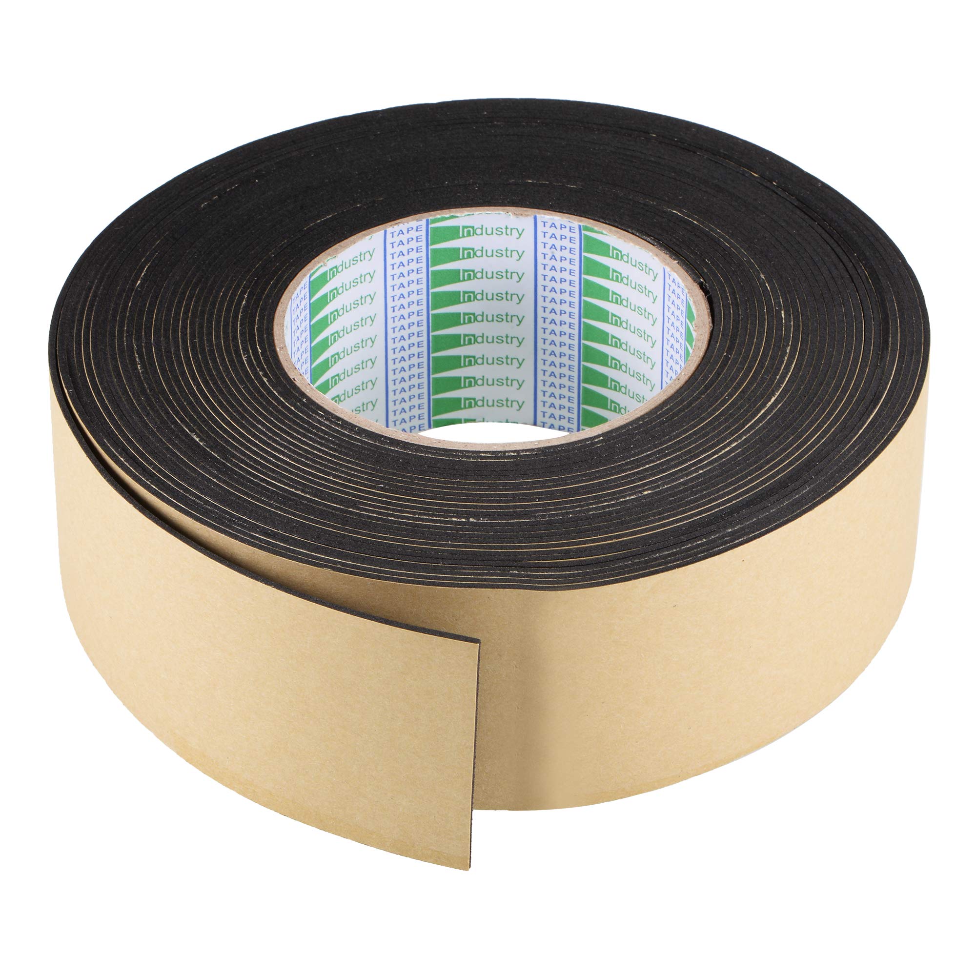 sourcing map Sealing Foam Tape 50mm Wide 1.5mm Thick 10m/32.8ft Long, EVA Self Adhesive Weather Strip for Window Door Insulation