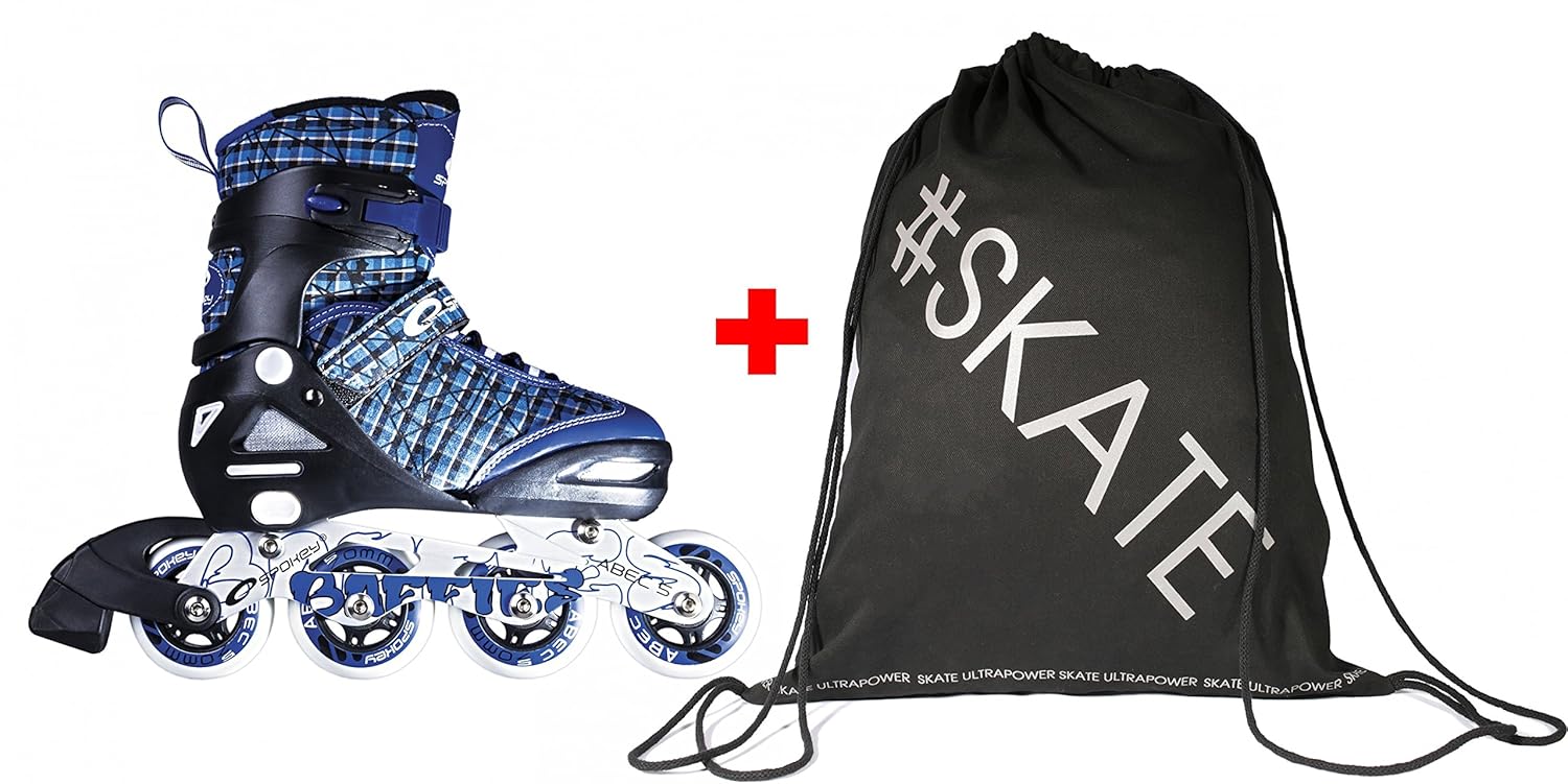 SPOKEY® BAFFIES Patines Línea Niños Mujer Inline Cuchillas ABEC Tamaños ajustable 