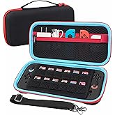 co2CREA Carrying Case for Nintendo Switch 2 (2025), Hard EVA Travel Bag Fits Nintendo Switch 2 Console, Holds 12 Game Cartridges, Organizer for Joy-Con and Accessories – Black