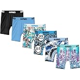 PSD Youth Boys Underwear Graphic Print Boxer Brief 6 Packs