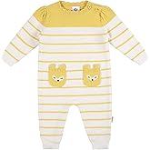 Gerber Baby Girls' Sweater Knit Romper Jumpsuit
