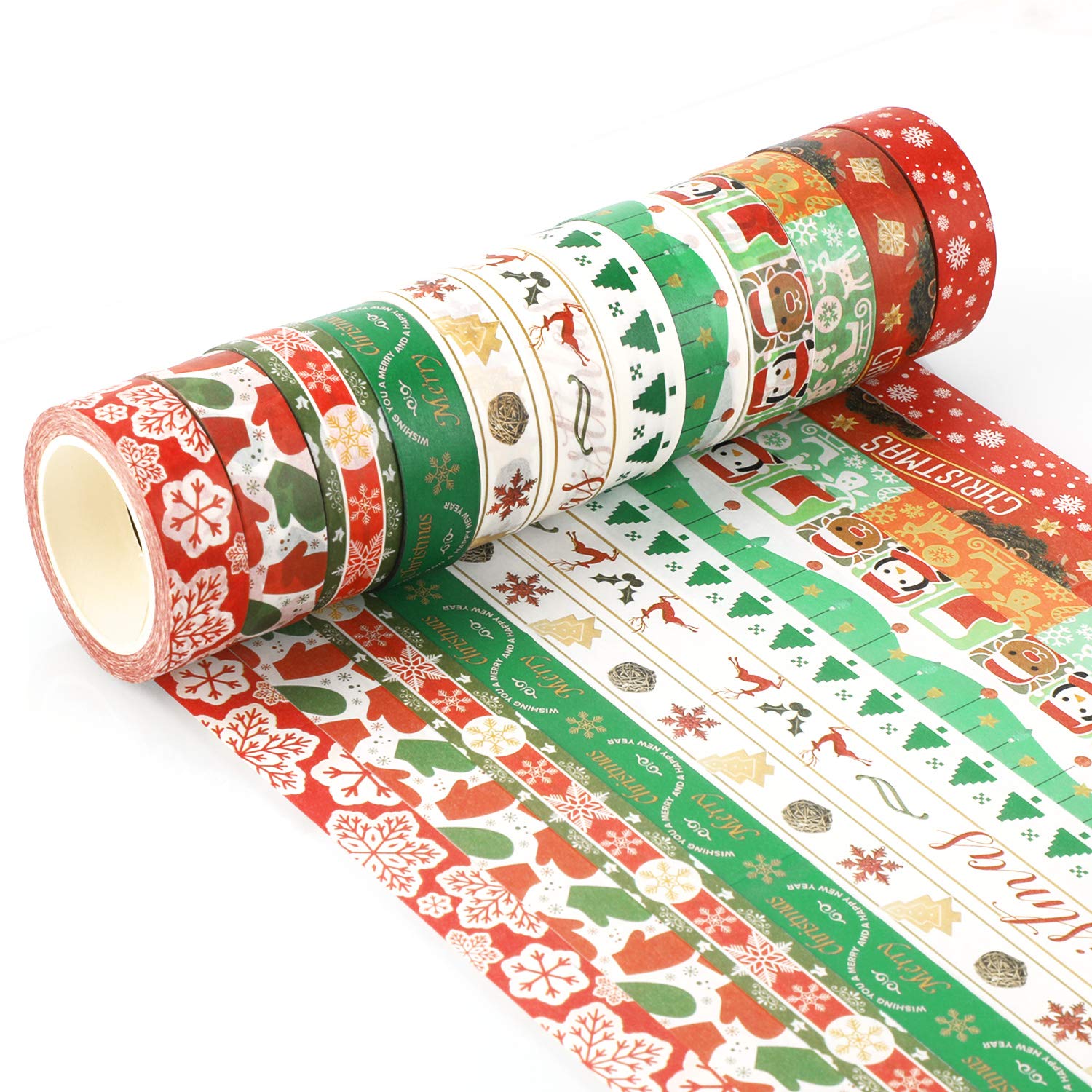 NAESM Set Di 20 Rotoli Di Nastro Washi, Nastro Decorativo - Foto 6